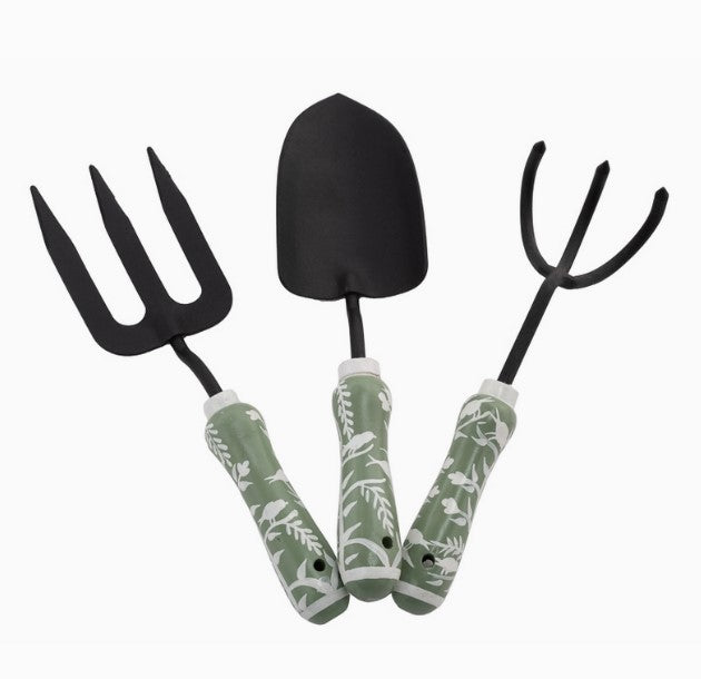Chinoiserie Garden Tools- Set of 3