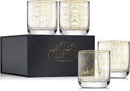 Star Wars Deco Drinking Glasses - set of 4