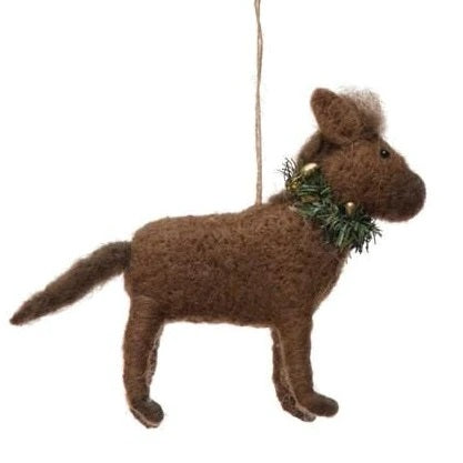 Fuzzy Animal Ornament