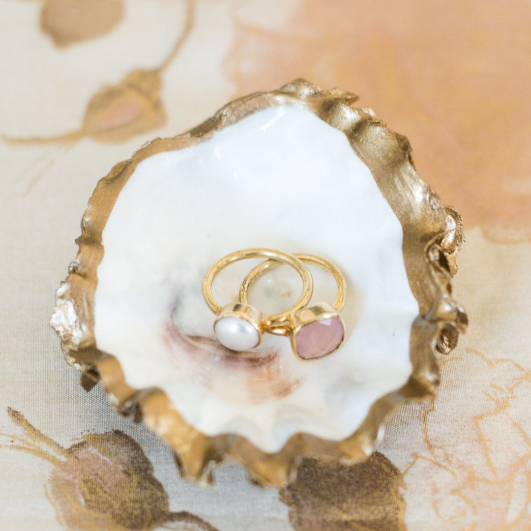 Oyster Dish - Gold