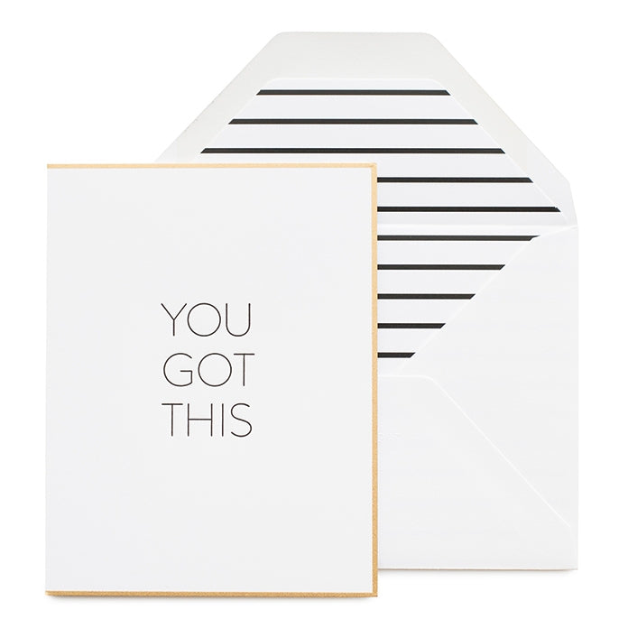 You Got This Card | Letterpress Card, Designer Stationary and Office ...